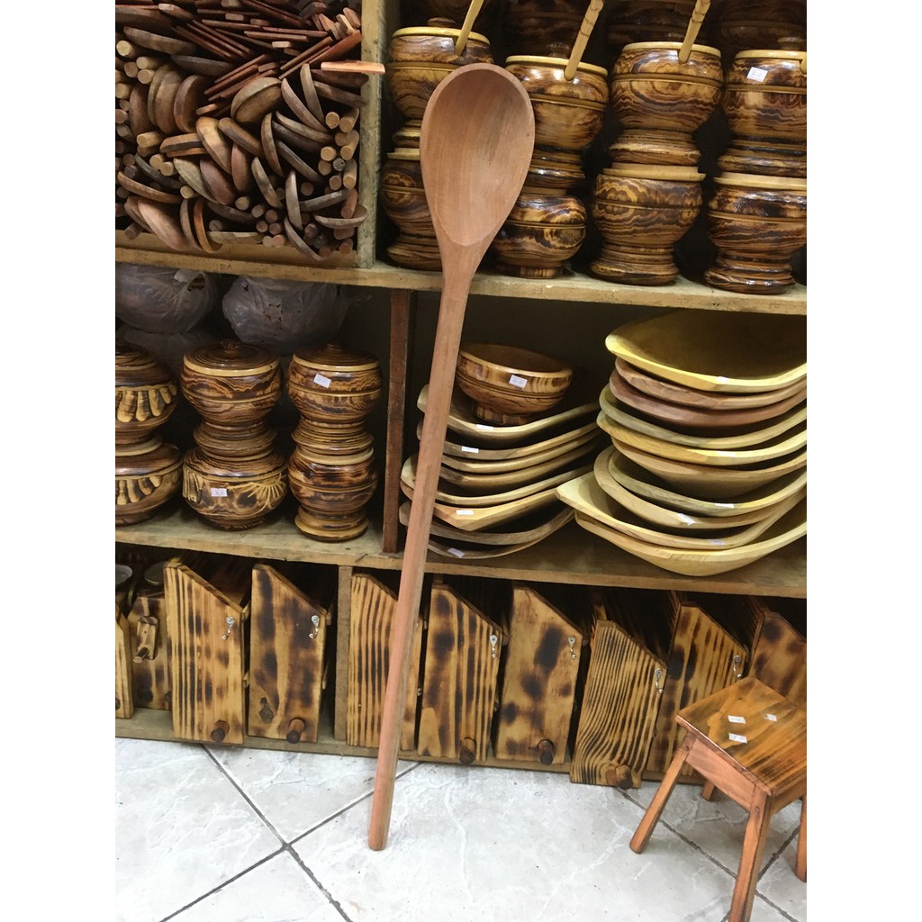 Colher de Pau Gigante 1 Metro Artesanal