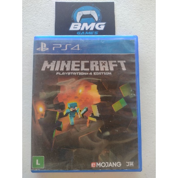 Minecraft Ps4 - Game Midia Fisica - Jogo Original Usado Playstation 4