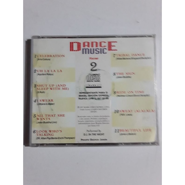 CD DANCE MUSIC VOL 2 - COLEÇÃO O DIA - DANCE 90s | Shopee Brasil CD DANCE MUSIC VOL 2 - COLEÇÃO O DIA - DANCE 90s | Shopee Brasil