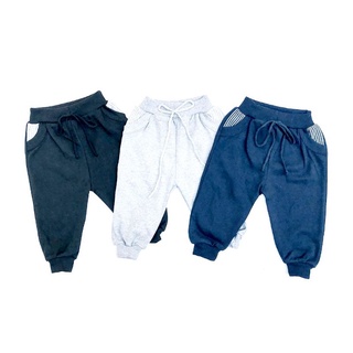 kit 3 calças moletom bebê enxoval menino e menina
