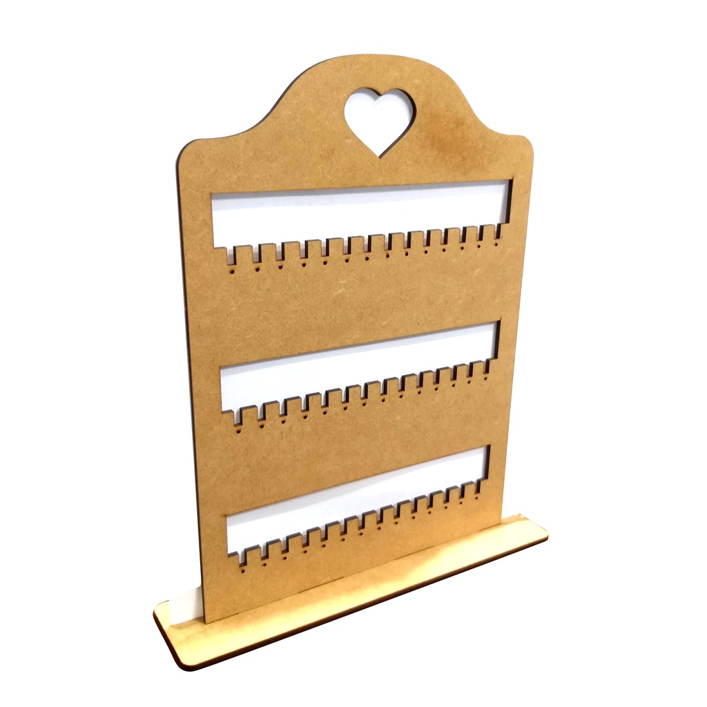 Expositor Porta Brincos Em Mdf 4mm. | Shopee Brasil