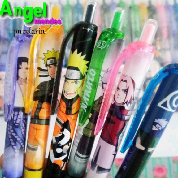 8pçs Lápis De Naruto Uzumaki Exam Escrita Desenho Pintura