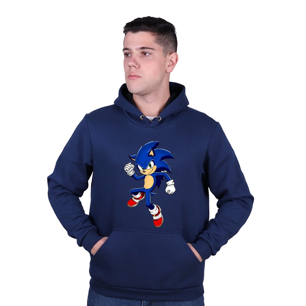 Blusa Frio Moletom Miles Tails Sonic Desenho Jogo Anime 01