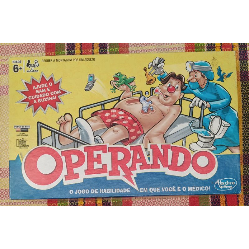 Jogo Operando - Clássico - Sam - Hasbro