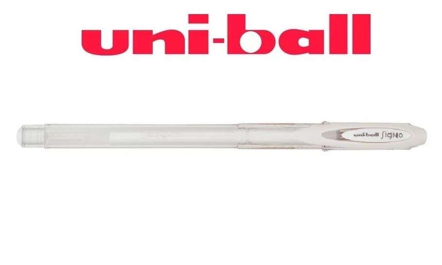 Caneta Gel Uni-ball Signo Angelic Colour Branca