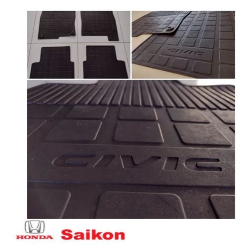 Jogo De Tapete De Borracha Honda Civic G10