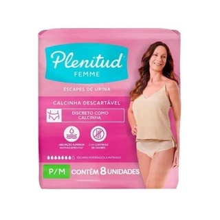 Plenitud Femme P/M embalagem com 8 unidades