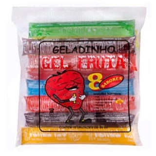 GELADINHO GEL FRUTA C/ 40 unidades 55ml cada