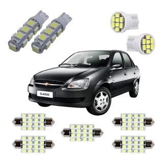Kit Lampadas Led Corsa Classic Sedan 2011 2012 13 14 15 2016