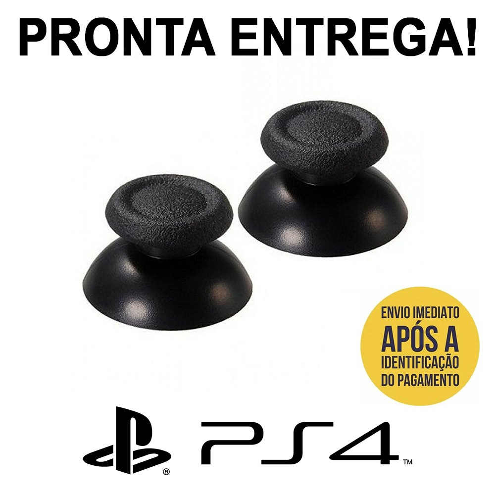 Par Capas Botões Analógicos Ps4 Alps Playstation Thumbsticks