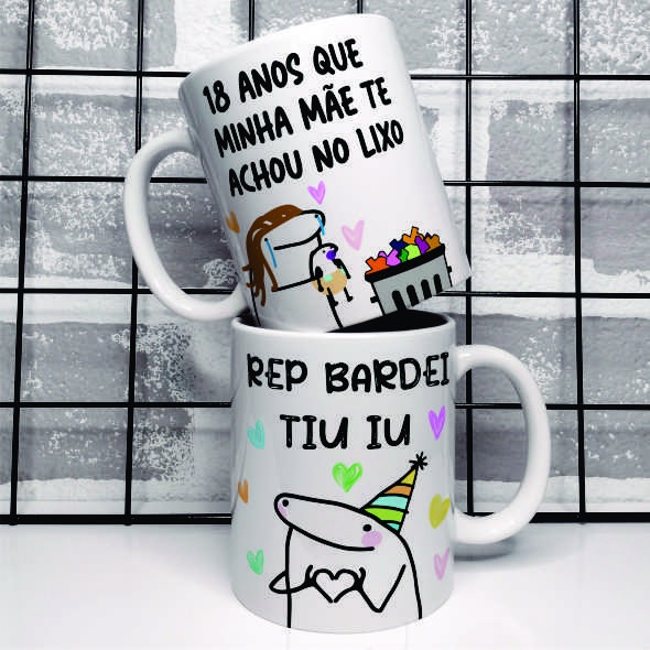 Caneca Gírias Preta