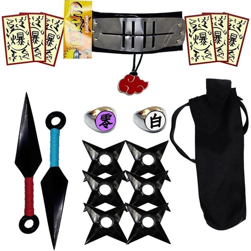 Kit 2 Bandana Pain Konan Vila Da Chuva + Renegada Anime Naruto Pronta  Entrega em Promoção na Americanas