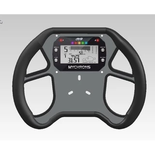 VOLANTE PARA KART PROTON FK2 340 MM - COMPATÍVEL COM TODOS OS KART