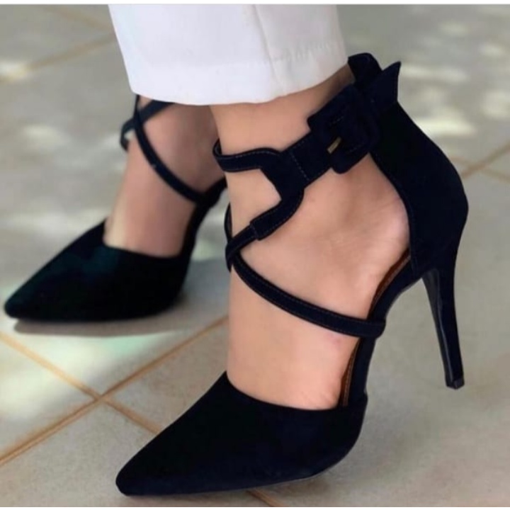 Sapato Scarpin Feminino Buckle