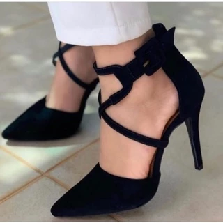 Sapato Scarpin Feminino Buckle