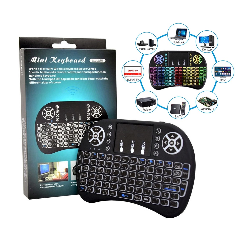 Teclado para tvbox sale