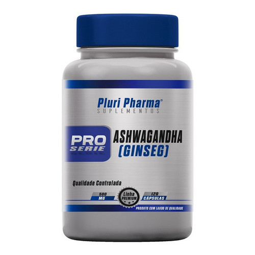 Ashwagandha (ginseg Indiano) 500mg 120 Cápsulas