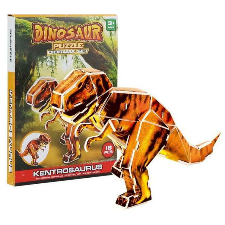 Quebra-cabeça 3D Dinossauros – DinoMania – Bate bumbo