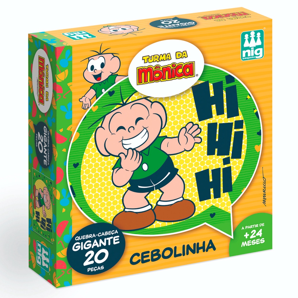 Quebra-cabeça Infantil Grande Mônica (20 peças) - Nig Brinquedos I Madu  Brinquedos