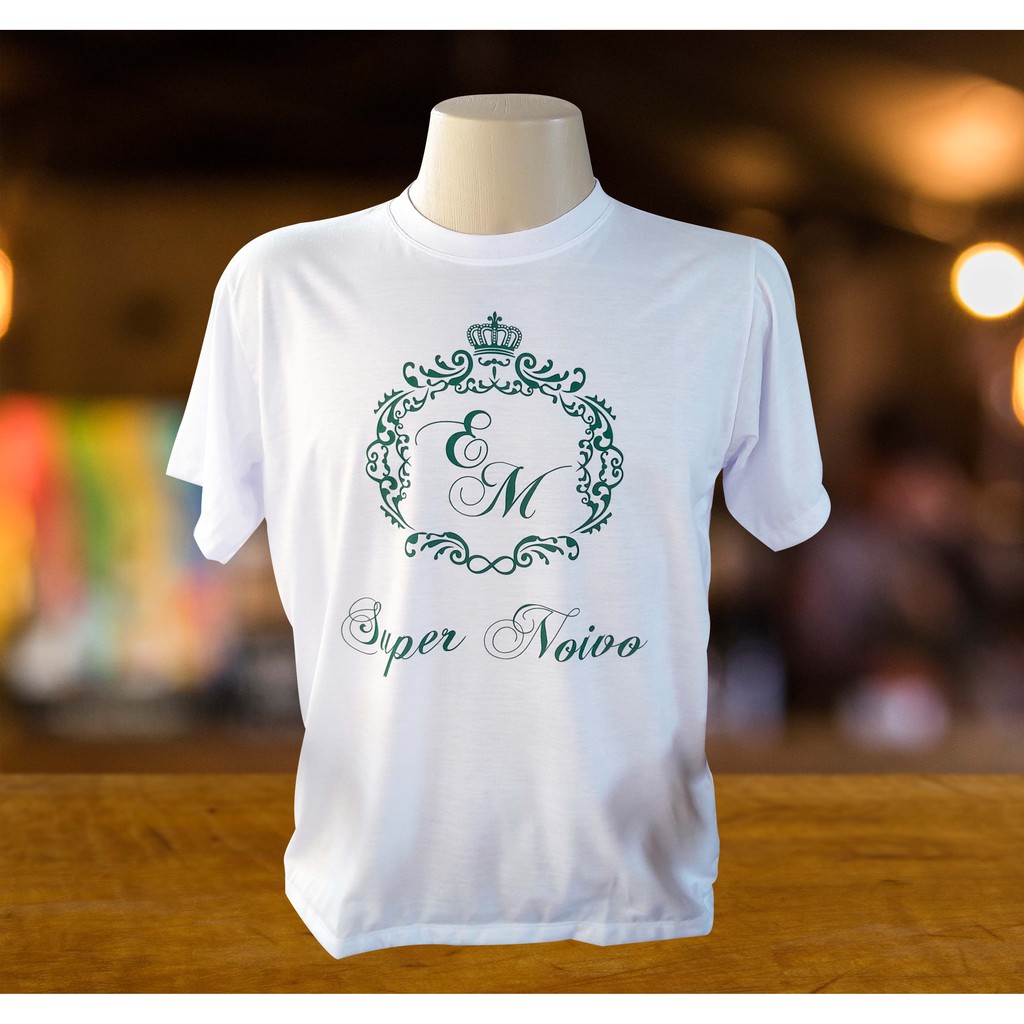 Camiseta Branca Masculino Super Noivo Casamento | Shopee Brasil