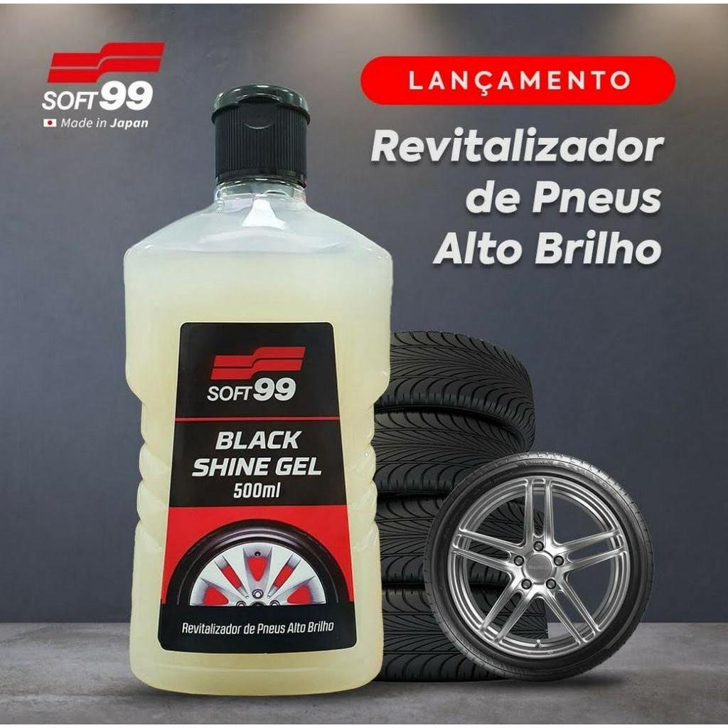 BLACK SHINE GEL 500ML - REVITALIZADOR DE PNEUS ALTO BRILHO