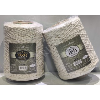 Barbante B&B Cru 6 Fios 1kg/1000mts BeB | Shopee Brasil