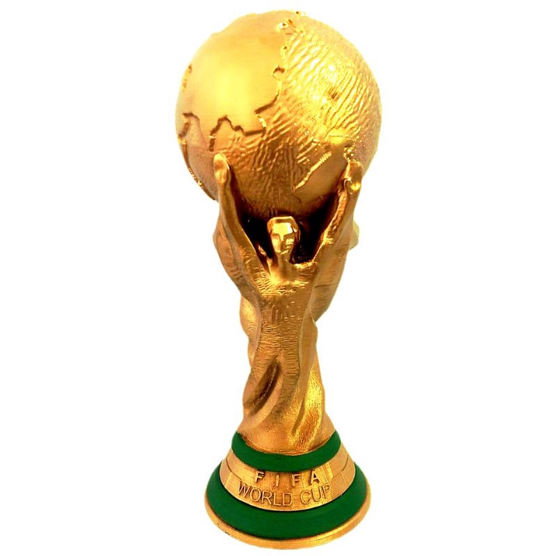 Qatar 2022 Novo Troféu Copa do Mundo de Futebol Prêmio Campeão de Futebol  de Ouro Torcedor 36 cm