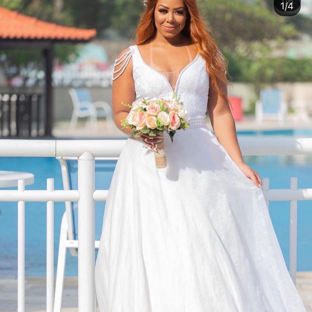 Vestidos de sale casamento para gordinhas