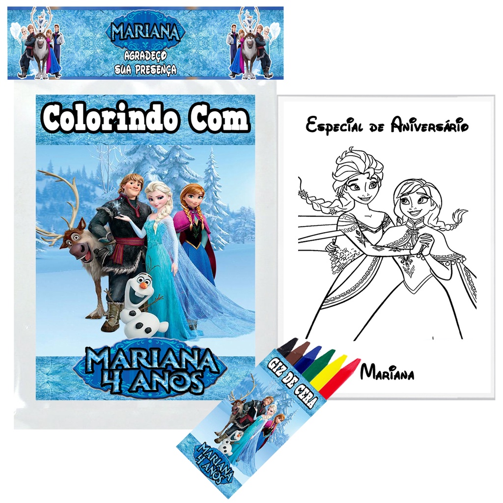 Lembrancinha Revistinha de Colorir ( Vários Temas) pdf