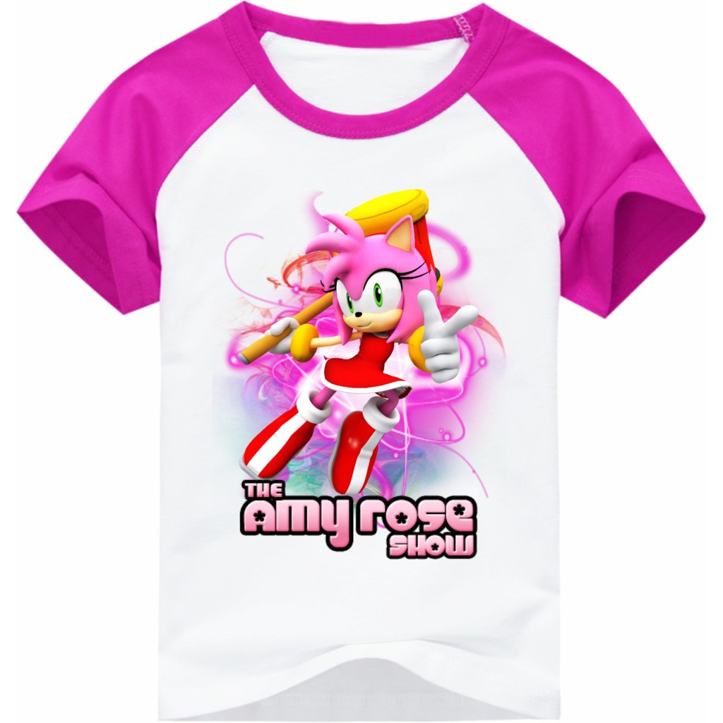 Camiseta Amy Rose - Sonic - Camisetas e Festas - Camisetas para