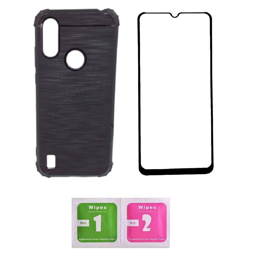 Capa Capinha Case Moto E I E S Anti Impacto Preto Escovado Pel Cula D Shopee Brasil