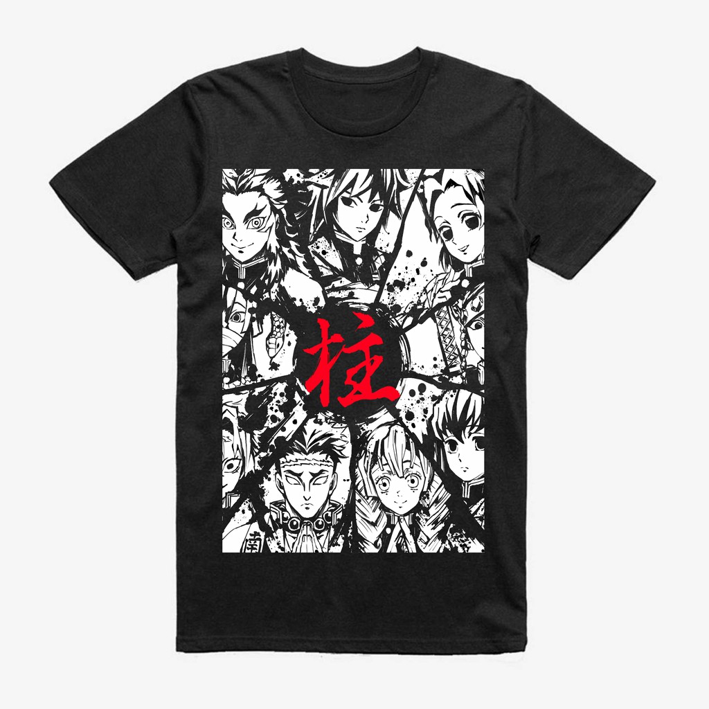 Camiseta Kimetsu no Yaiba Enmu Oni do Trem Infinito - Preto
