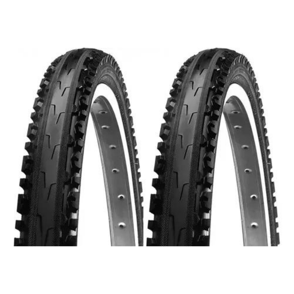 Par Pneus Bicicleta Kenda K847 Bike Mtb Aro 26 X 1.95 Misto Semi
