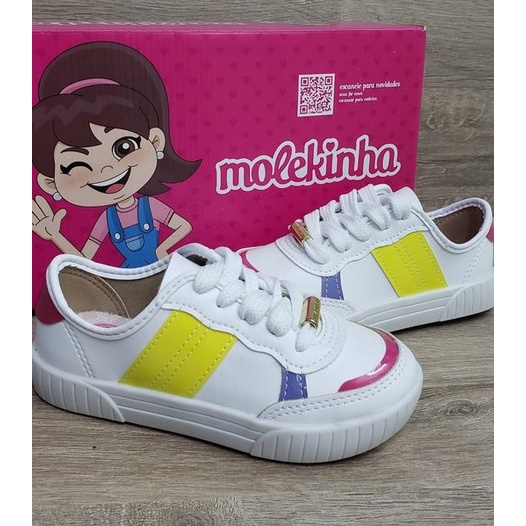 Tenis best sale menina molekinha