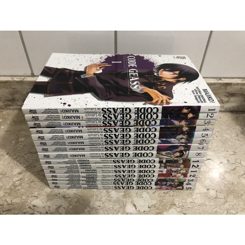 Coleção: Code Geass - A Rebelião de Lelouch (08 volumes)