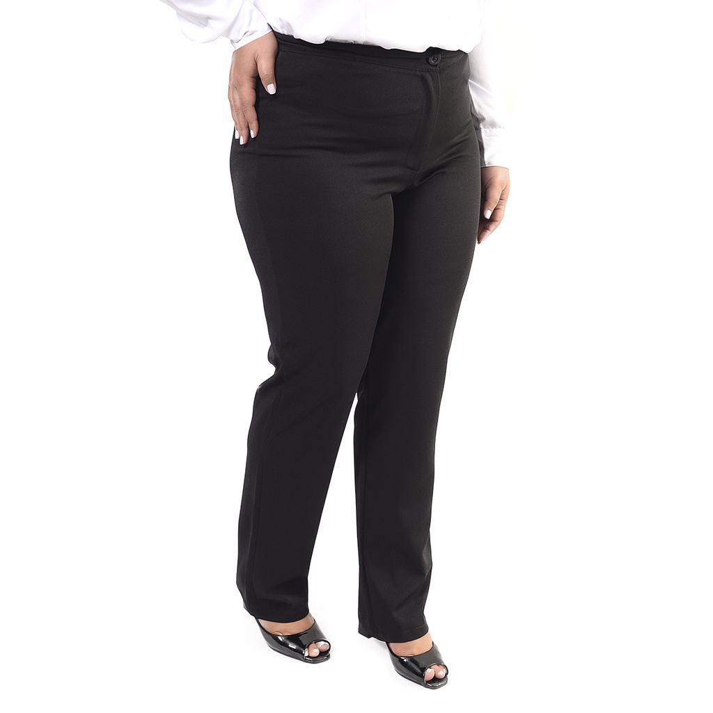 Calça Feminina Skinny Tipo Social Bengaline Secretaria Escritorio