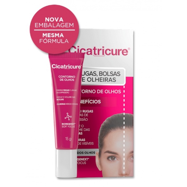Cicatricure Creme Para Olhos 15g Diminui Rugas E Linhas De Expressão ...