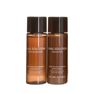 nature republic 5g snail solution mini skin care set