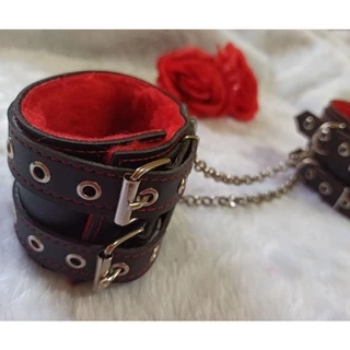Algema de fivelas duplas sado fetiche bondage