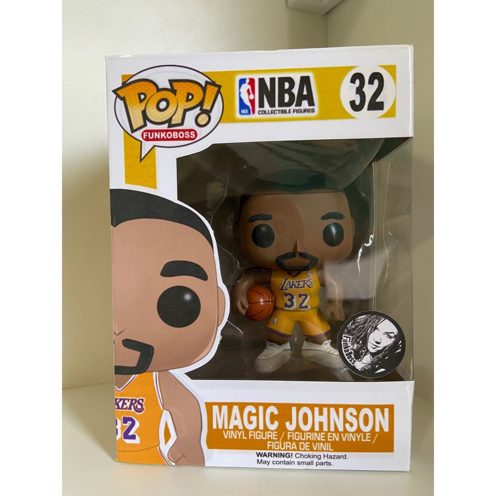 Funko POP! Magic Johnson NBA - Edição limitada e exclusiva FUNKOBOSS ...
