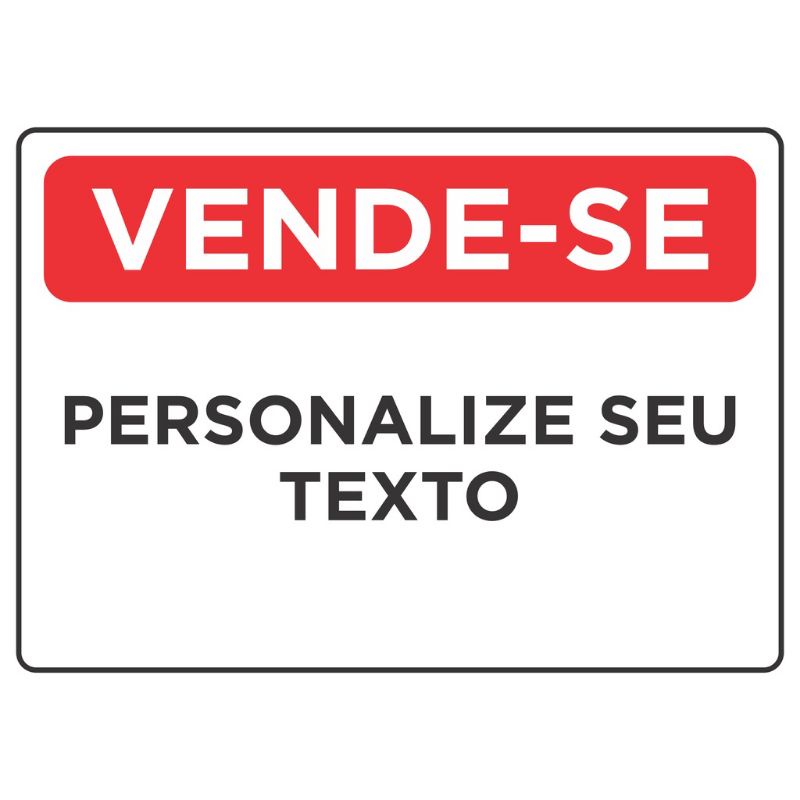 Placa Vende-se 50x40cm | Shopee Brasil