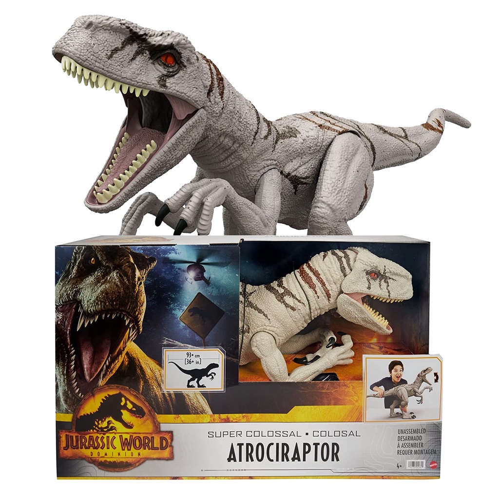 Mattel Jurassic World T-Rex Dinossauro Articulado Super Colossal