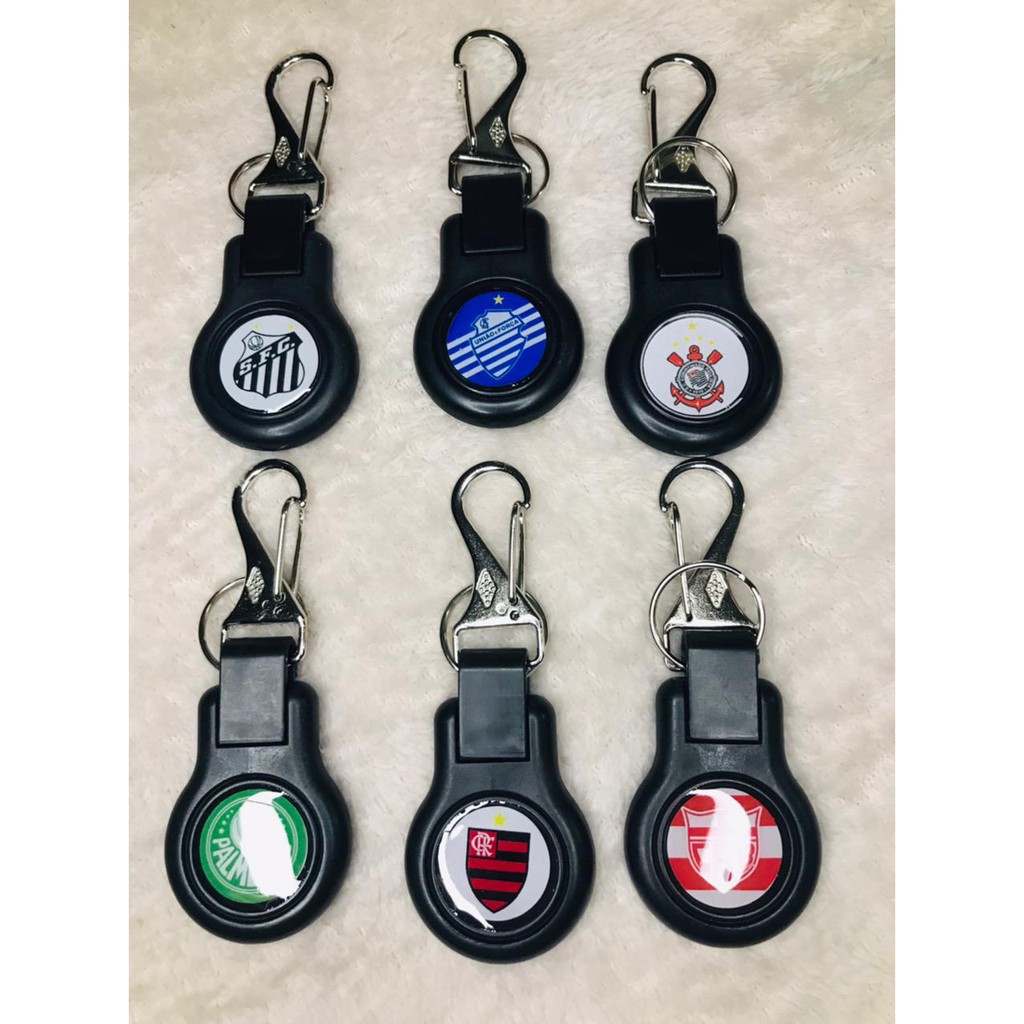Kit 10 Unidades Chaveiro Para Sua Chave Personalizado Time De Futebol Seleção Brasileira Campeonato Equipes Esporte e De Marcas Carros