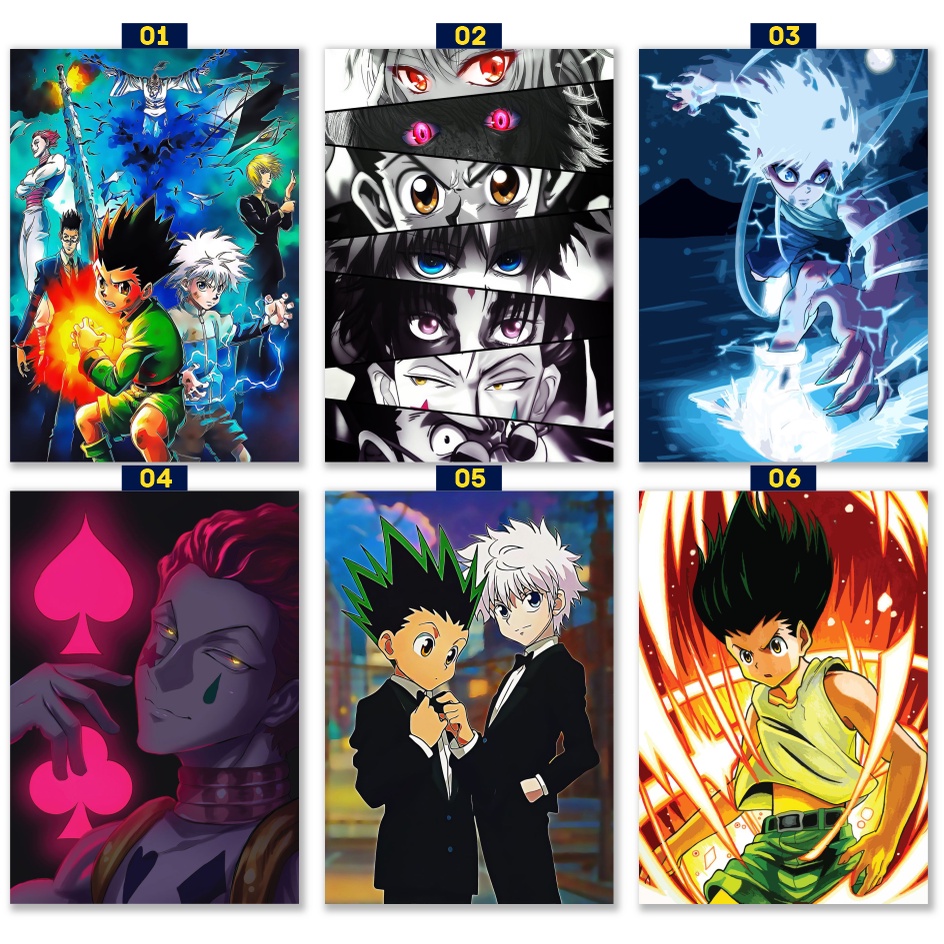 Quadro decorativo Personagens Hunter X Hunter Otaku para sala