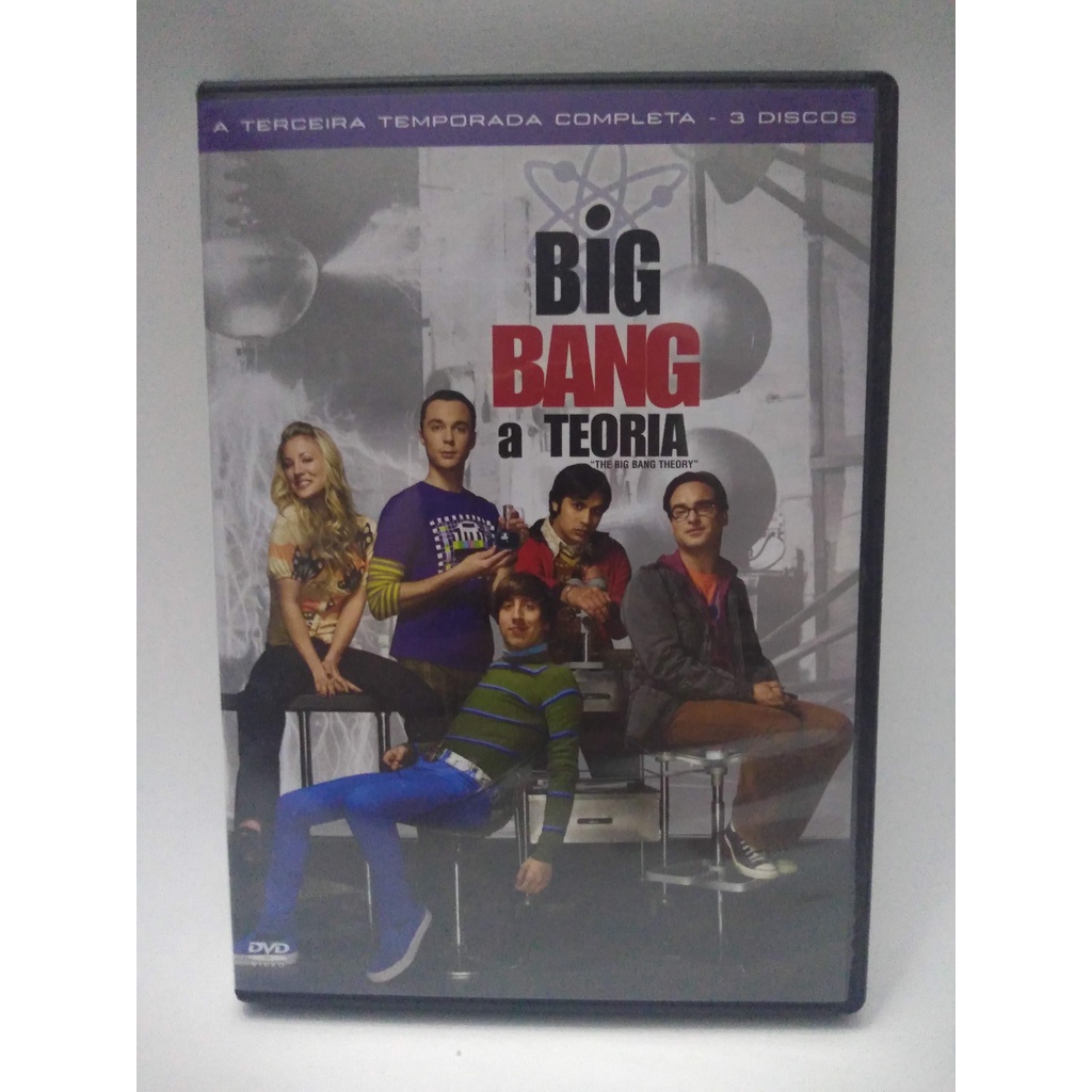 Box DVD: Big Bang Theory - 3ª Temporada Completa (3 Discos) | Shopee Brasil