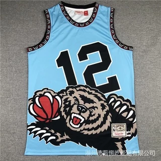 Camisa Nba Memphis Grizzlies no . 12 Colete Esportivo Morant Azul Claro Estampa O Novo bqZU 372r