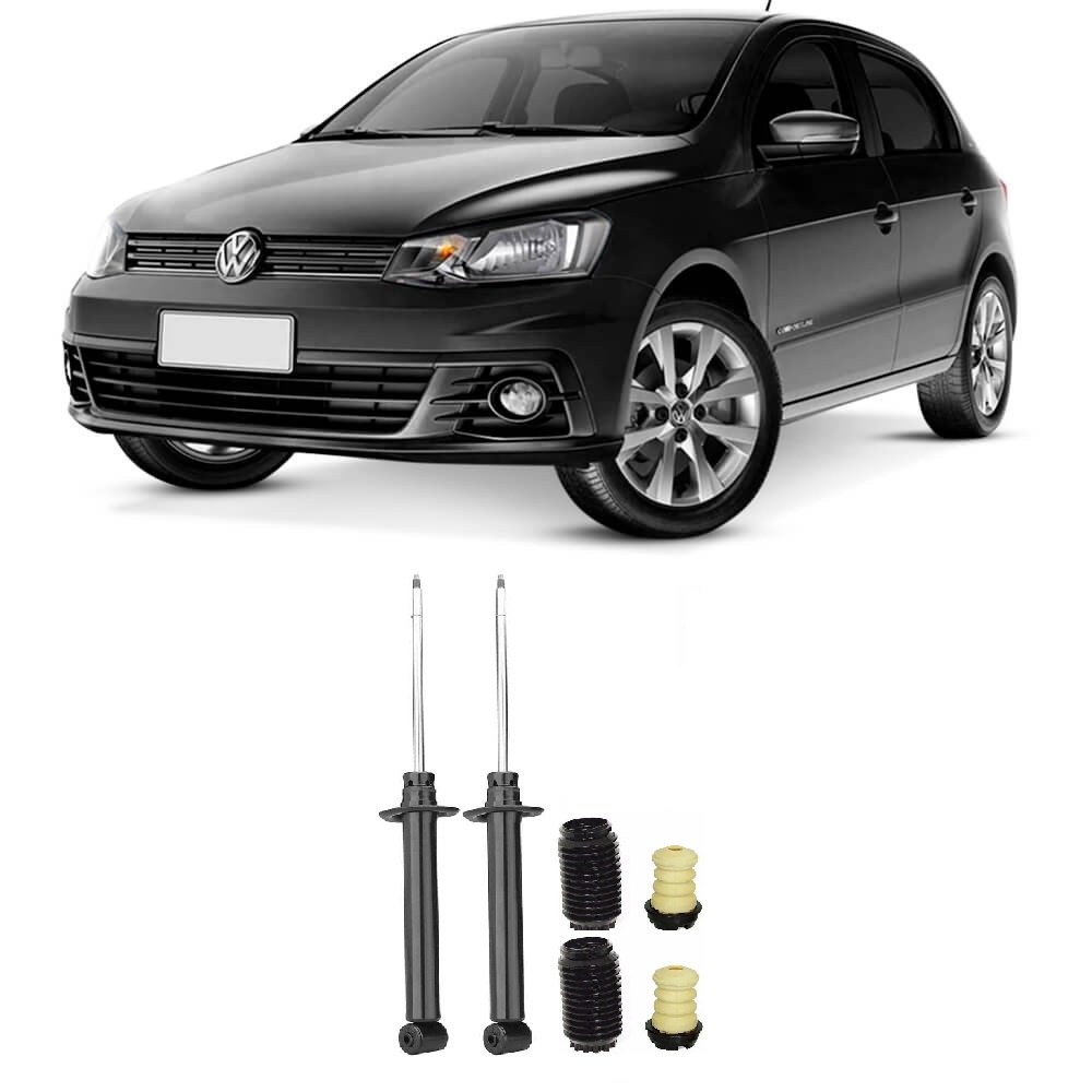Amortecedor + Kit Batente Traseiro Gol G7 2018 Até 2020 - O Par ...