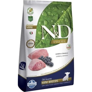 Ração N&D Prime Cães Filhotes Mini Pequeno Cordeiro 800g