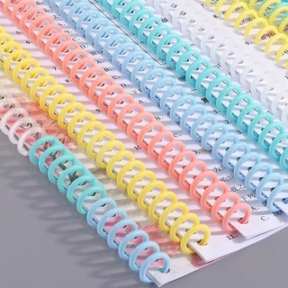 10pçs Anel Fichário De Folhas Soltas De Plástico 30 Orifícios
