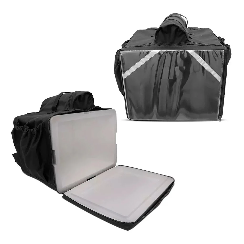 Bolsa Bag Mochila Termica Pizza 45lt C/ Isopor Delivery